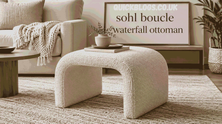 Sohl boucle waterfall ottoman: a complete guide to design, features, and why it’s trending in modern homes