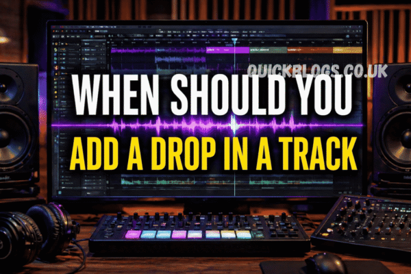 When should you add a drop in a track