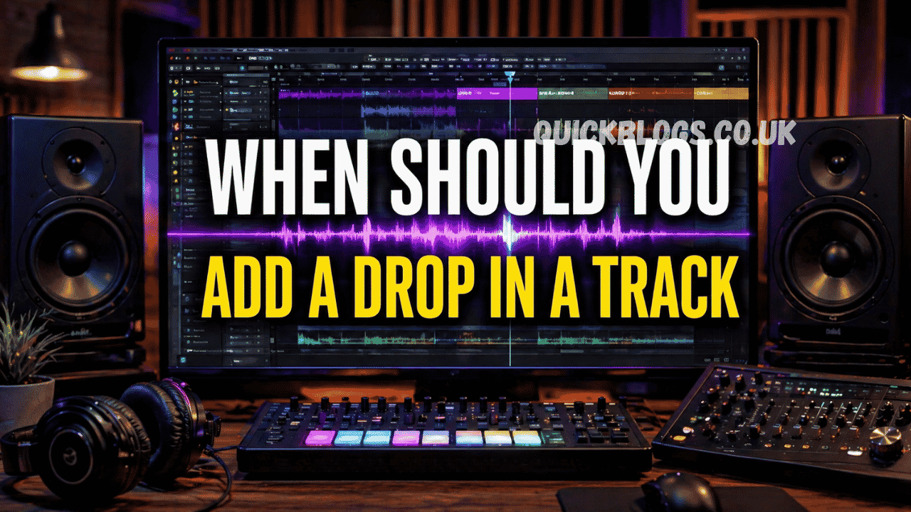 When should you add a drop in a track