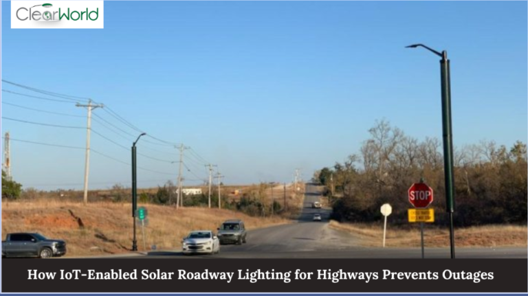 How IoT-Enabled Solar Roadway Lighting for Highways Prevents Outages