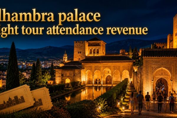 alhambra palace night tour attendance revenue