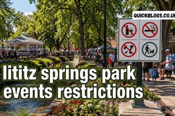 lititz springs park events restrictions