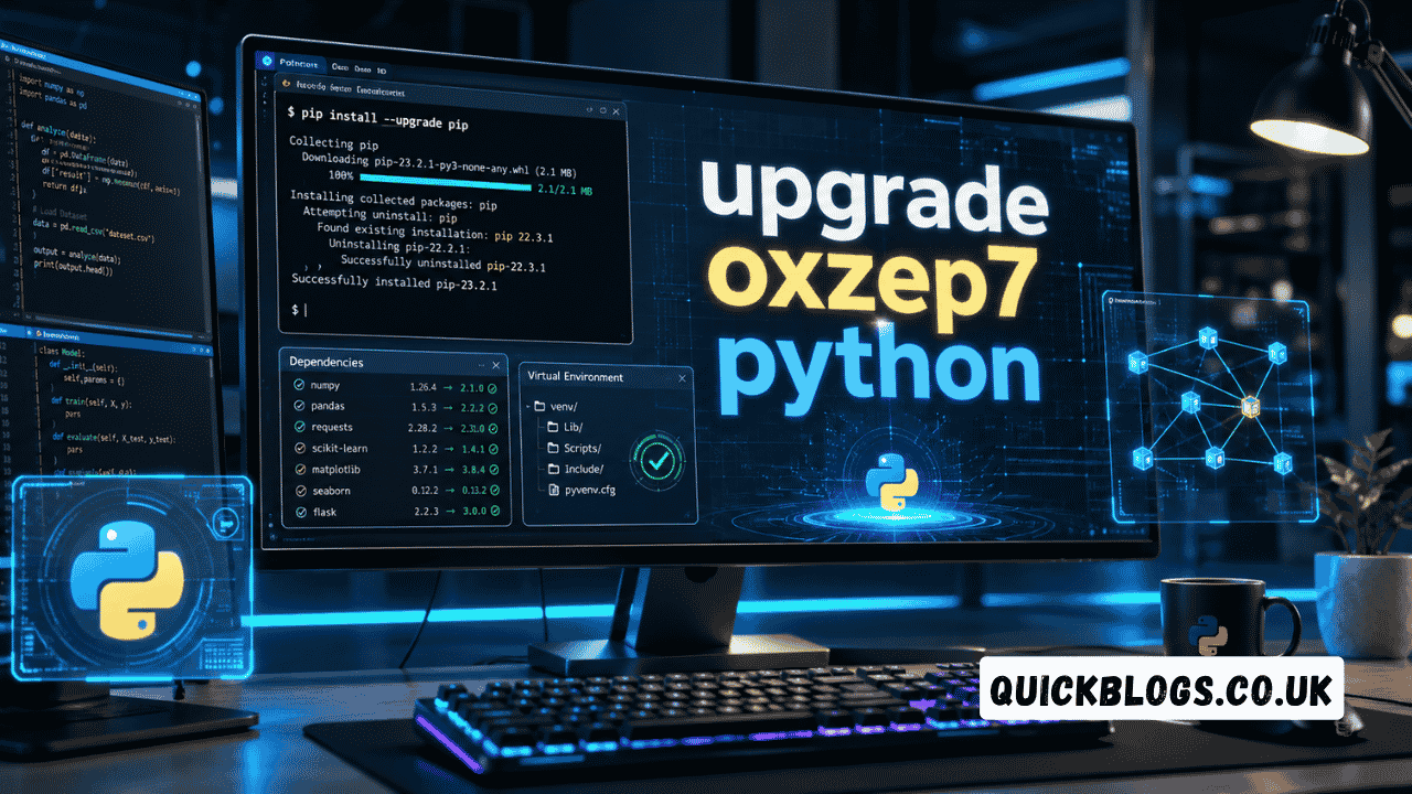 Upgrade Oxzep7 Python